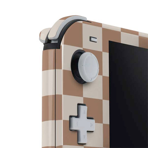 Neutral Checkered Nintendo Switch Lite Skin
