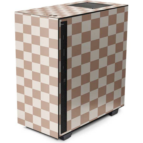Neutral Checkered NZXT H510 Compact ATX Mid-Tower Case Skin