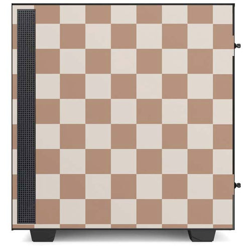 Neutral Checkered NZXT H510 Compact ATX Mid-Tower Case Skin