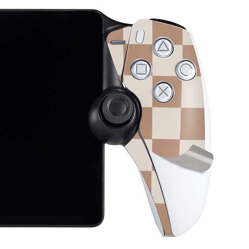 Neutral Checkered PlayStation Portal Remote Player Skin