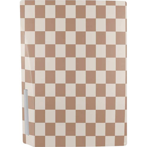 Neutral Checkered PS5 Console Skin