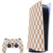 Neutral Checkered PS5 Digital Edition Bundle Skin