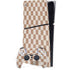 Neutral Checkered PS5 Slim Digital Edition Bundle Skin