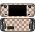 Neutral Checkered Steam Deck Handheld Gaming Computer Skin
