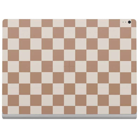 Neutral Checkered Surface Book 2 13.5in Skin