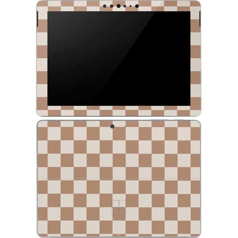Neutral Checkered Surface Go Skin