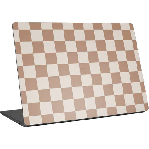 Neutral Checkered Surface Laptop 4 15in Skin