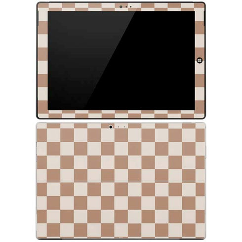 Neutral Checkered Surface Pro 3 Skin