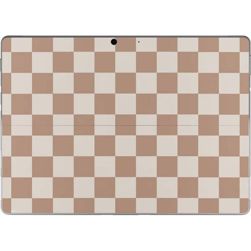 Neutral Checkered Surface Pro 8 Skin