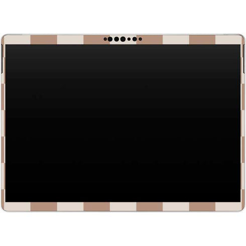 Neutral Checkered Surface Pro 8 Skin