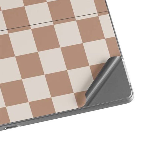 Neutral Checkered Surface Pro 8 Skin