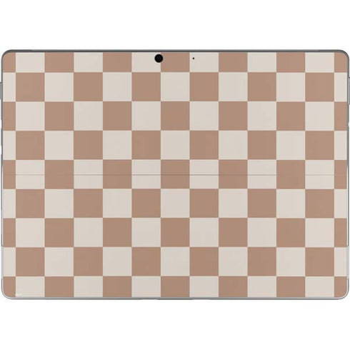 Neutral Checkered Surface Pro 9 Skin
