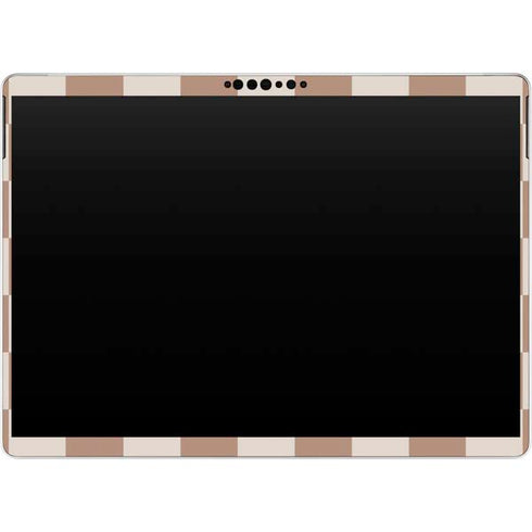 Neutral Checkered Surface Pro 9 Skin