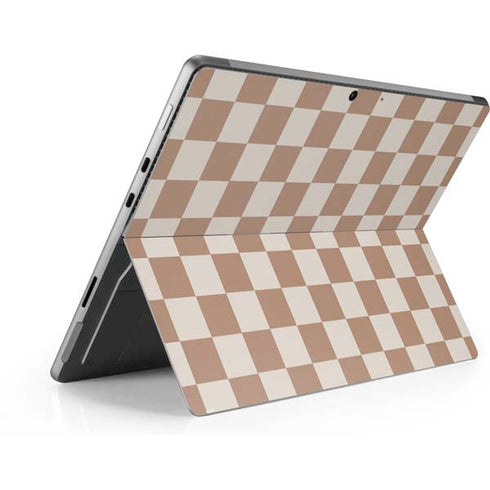Neutral Checkered Surface Pro 9 Skin