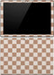 Neutral Checkered Surface Pro (2017) Skin