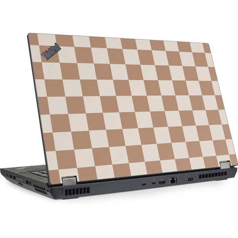 Neutral Checkered Lenovo ThinkPad Skin