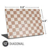 Neutral Checkered Universal Laptop 12in (9.8 x 6.8in) Skin