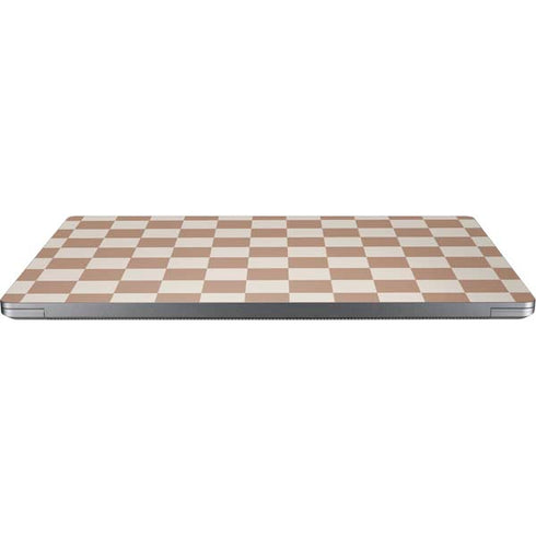 Neutral Checkered Universal Laptop 17in (13.8 x 10in) Skin