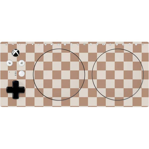 Neutral Checkered Xbox Adaptive Controller Skin
