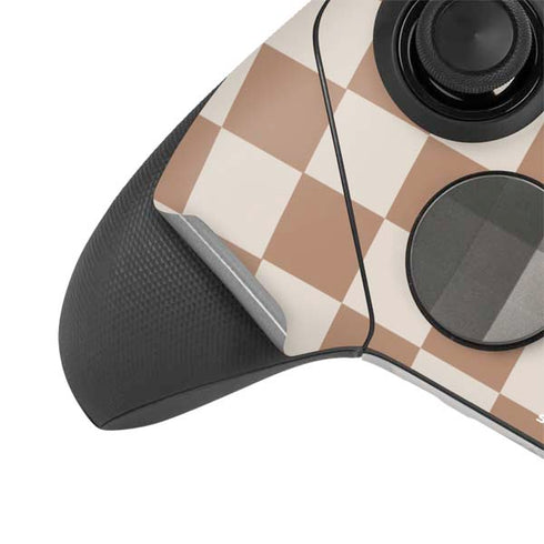Neutral Checkered Xbox Elite Wireless Controller Series 2 Skin