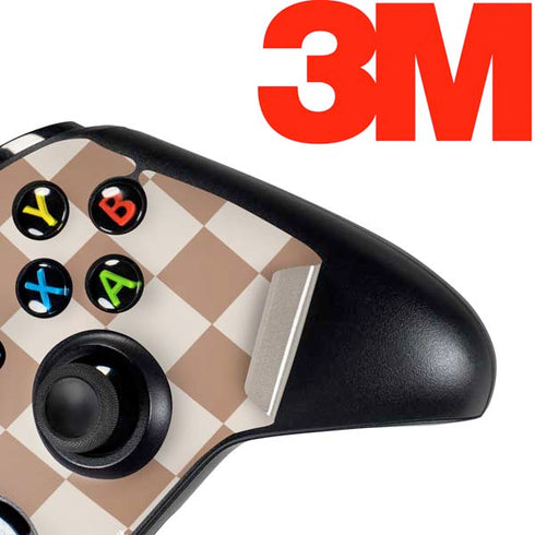 Neutral Checkered Xbox One Controller Skin