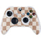 Neutral Checkered Xbox Series S Controller Skin