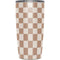 Neutral Checkered Yeti 20oz Tumbler Skin