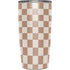 Neutral Checkered Yeti 20oz Tumbler Skin