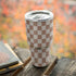 Neutral Checkered Yeti 30oz Rambler Tumbler Skin