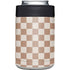 Neutral Checkered Yeti Colster Can Insulator Skin
