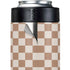 Neutral Checkered Yeti Colster Can Insulator Skin