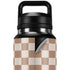 Neutral Checkered YETI Rambler 36oz Bottle Skin