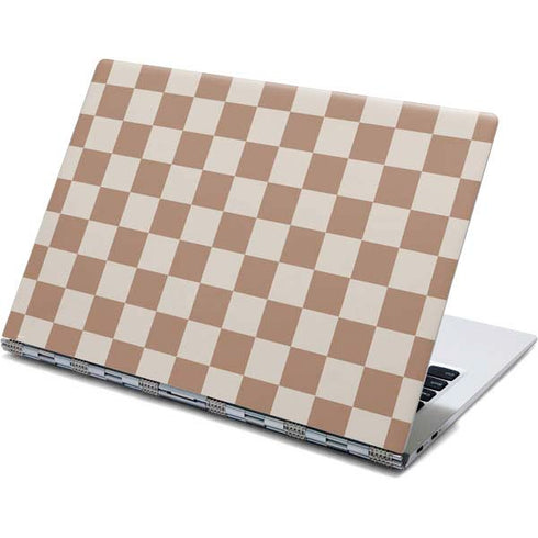 Neutral Checkered Yoga 910 2-in-1 14in Touch-Screen Skin