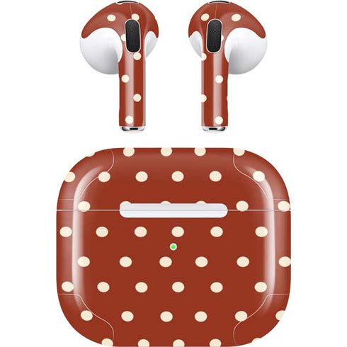 Neutral Polka Dots Apple AirPods (3rd Gen 2021) Skin