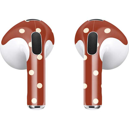 Neutral Polka Dots Apple AirPods (3rd Gen 2021) Skin