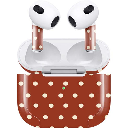 Neutral Polka Dots Apple AirPods (3rd Gen 2021) Skin