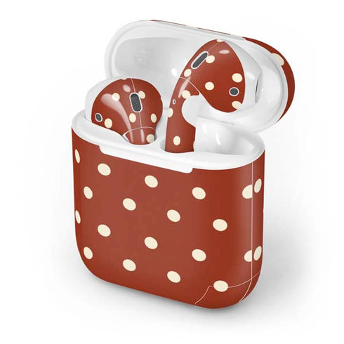 Neutral Polka Dots Apple AirPods Skin