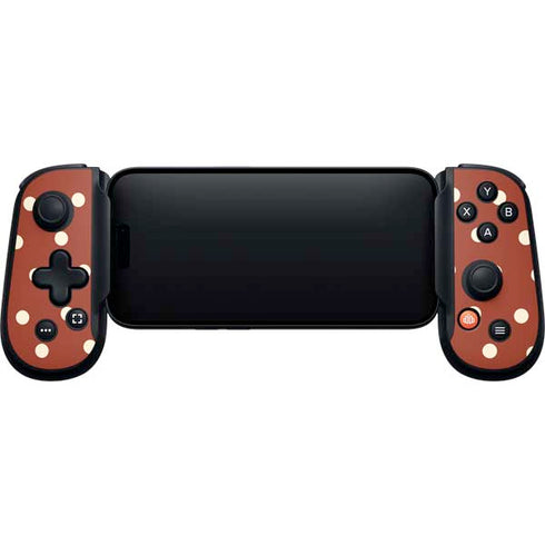 Neutral Polka Dots Backbone One for iPhone Game Controller Skin