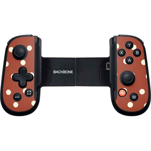 Neutral Polka Dots Backbone One for iPhone Game Controller Skin