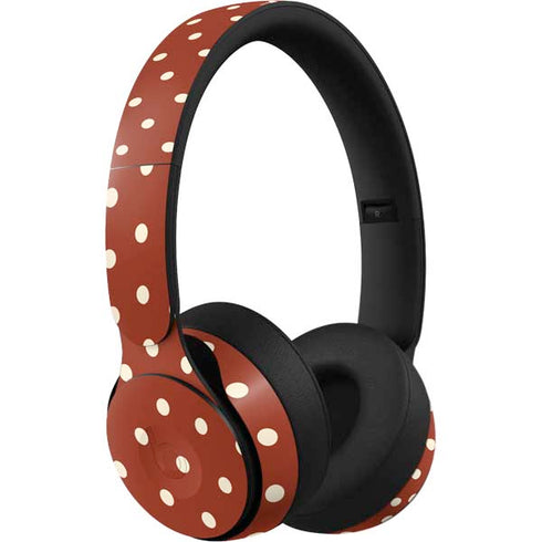 Neutral Polka Dots Beats Solo Pro Skin