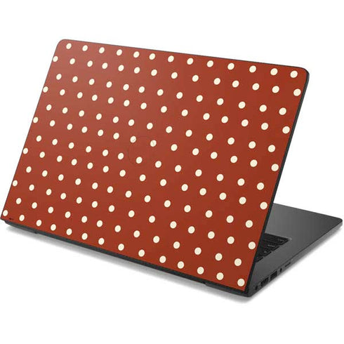 Neutral Polka Dots Dell Chromebook Skin