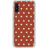 Neutral Polka Dots Galaxy A10e Clear Case