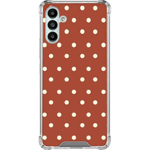 Neutral Polka Dots Galaxy A13 5G Clear Case