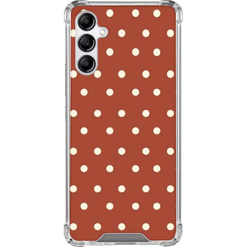 Neutral Polka Dots Galaxy A14 5G Clear Case