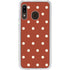 Neutral Polka Dots Galaxy A20 Clear Case