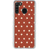 Neutral Polka Dots Galaxy A21 Clear Case
