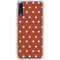 Neutral Polka Dots Galaxy A50 Clear Case