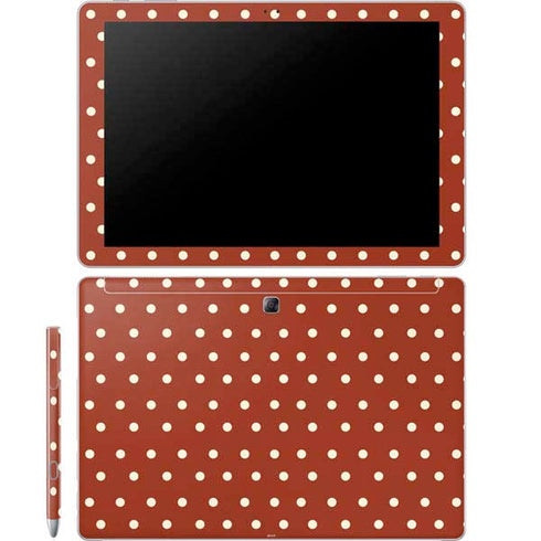 Neutral Polka Dots Galaxy Book 12in Skin