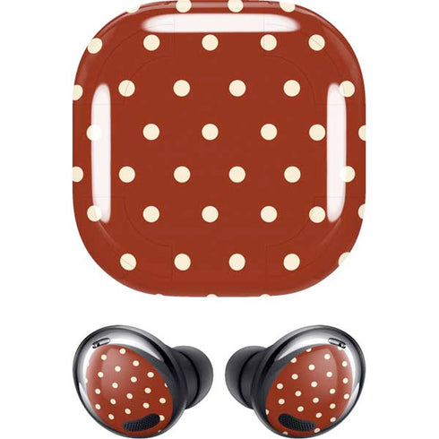 Neutral Polka Dots Galaxy Buds Pro Skin