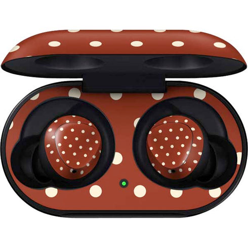 Neutral Polka Dots Galaxy Buds Skin